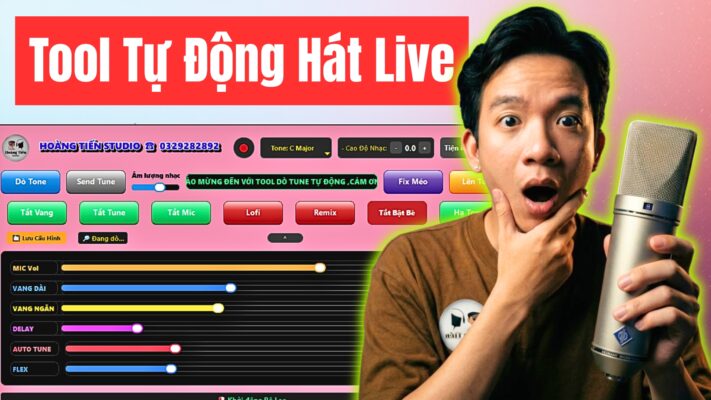 DỊCH VỤ CÀI HÁT LIVESTREAM 5 Tool Tu Dong Hat Live