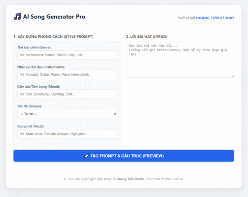 cong cu ho tro viet nhac